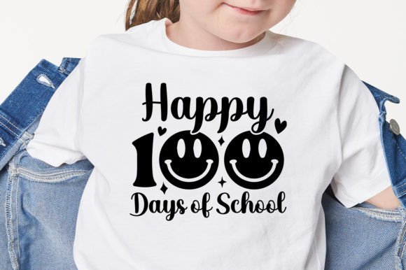 Happy 100 Days of School SVG, Graphics