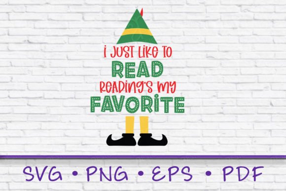 I Just Like to Read Svg, Christmas