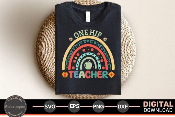 One Hip Teacher - Easter Teacher SVG