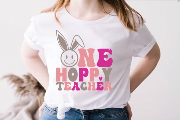 One Hoppy Teacher: A Versatile Graphic Design Asset for T-Shirt Designs and More