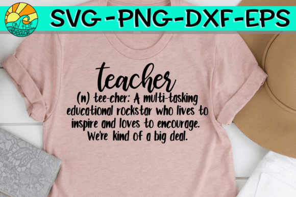 Teacher Definition SVG PNG EPS DXF