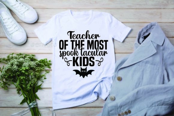 Teacher of the MostHalloween Svg Design: Graphics for T-Shirt Designs