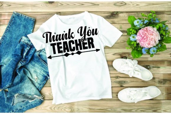 Teacher Svg Design, Thank You Teacher Graphics